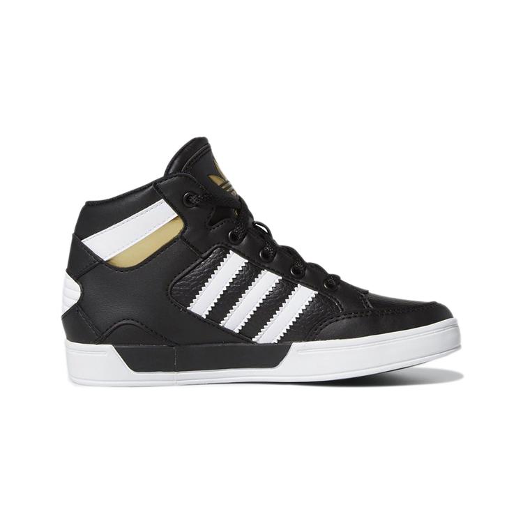 adidas Originals Mid Top Kids' Skateboarding Shoes Black Gold Children Aged 3 7 Years Old FV5735