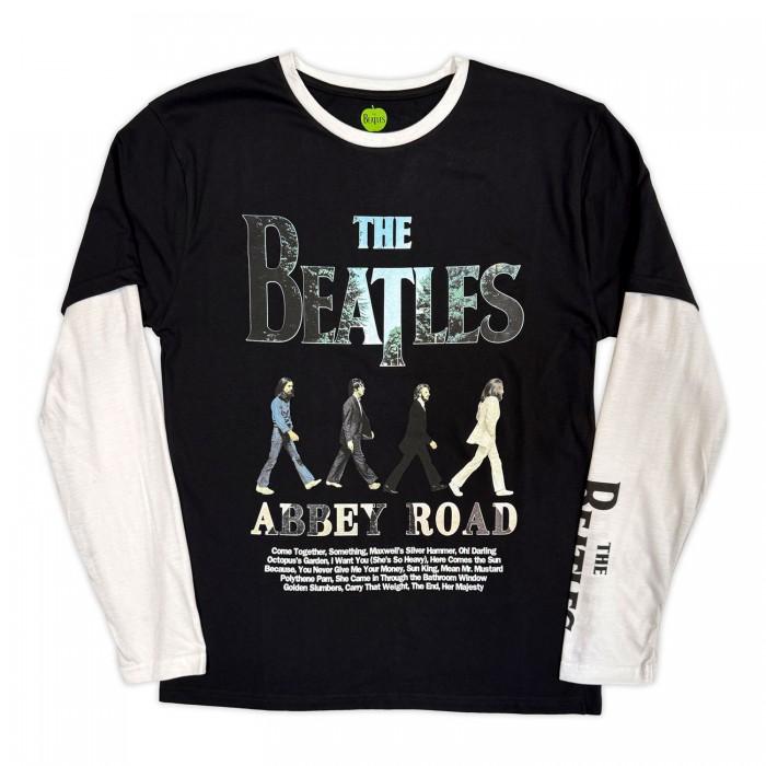The Beatles Unisex Adult Abbey Road Infill Long-Sleeved T-Shirt