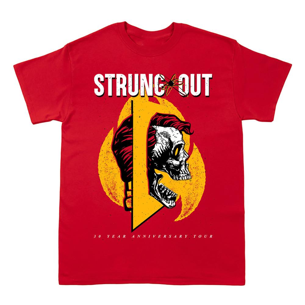 Strung Out 30 Years Anniversary Tour Red Shirt  Gift Fans HH492 Unisex T-Shirt XL