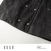 ELLE Women's Grey 90 Duck Down Short Jacket