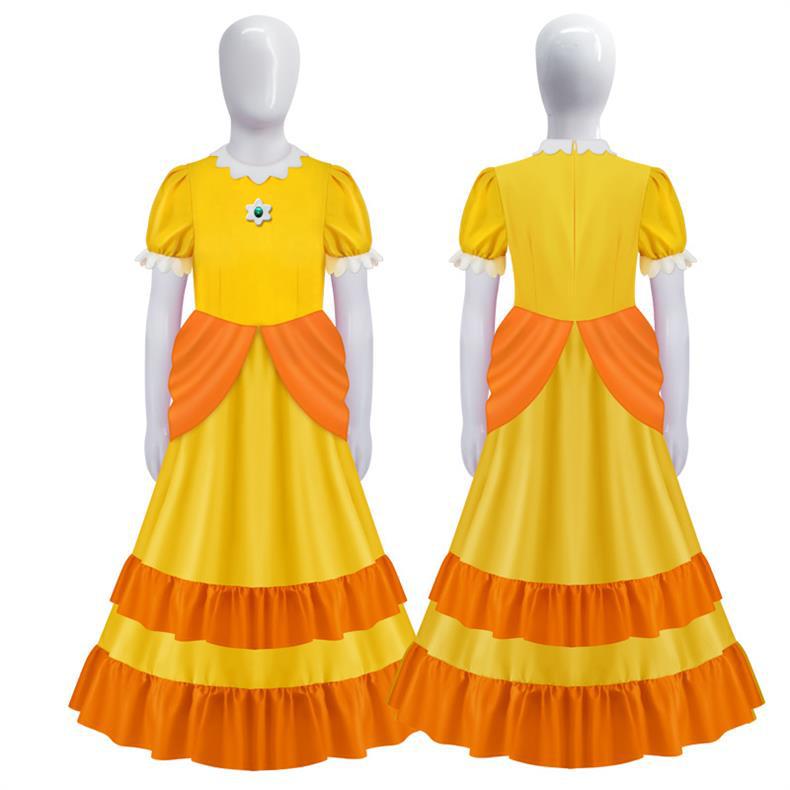 Costume da Cosplay di Principessa Peach per Halloween - Super Mario Bros