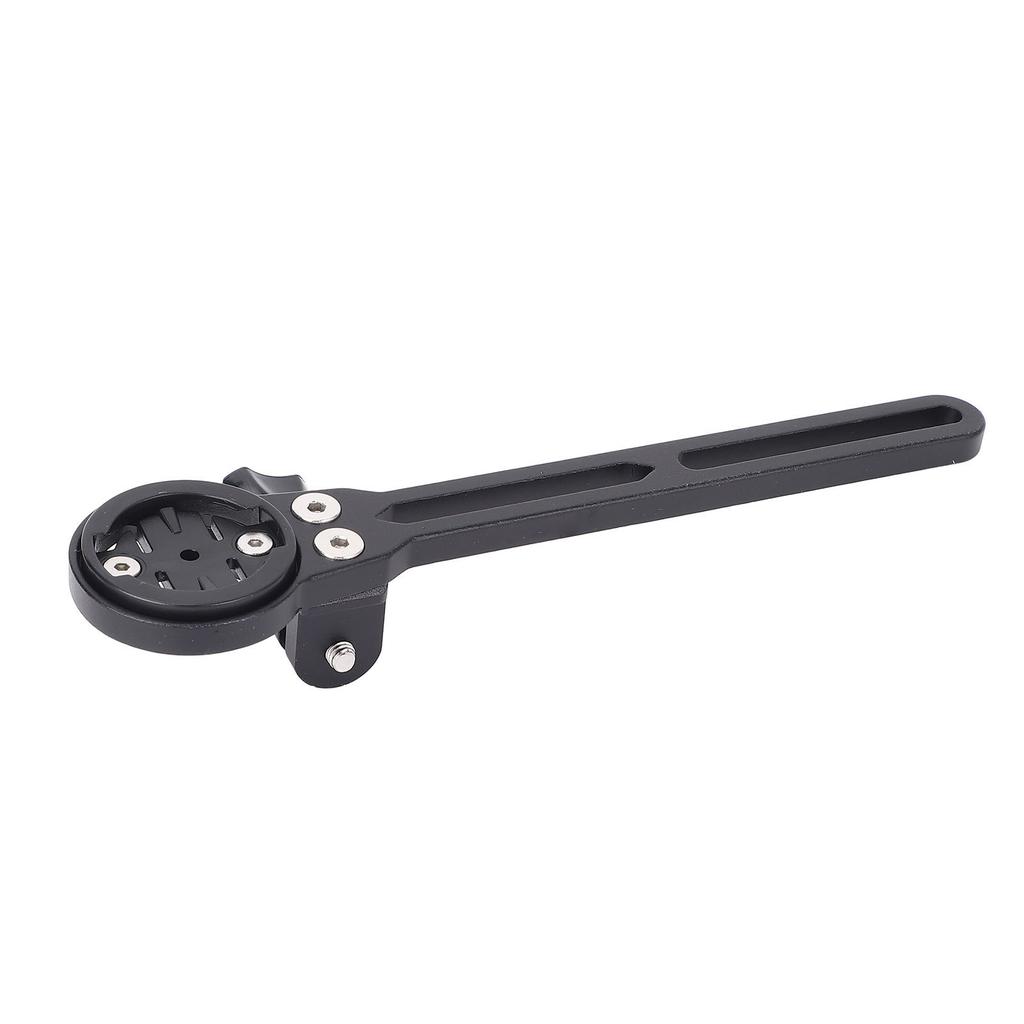 Bike Computer Mount 165mm Aluminum Alloy Front Handlebar Cycling Computer Bracket Holder with Camera