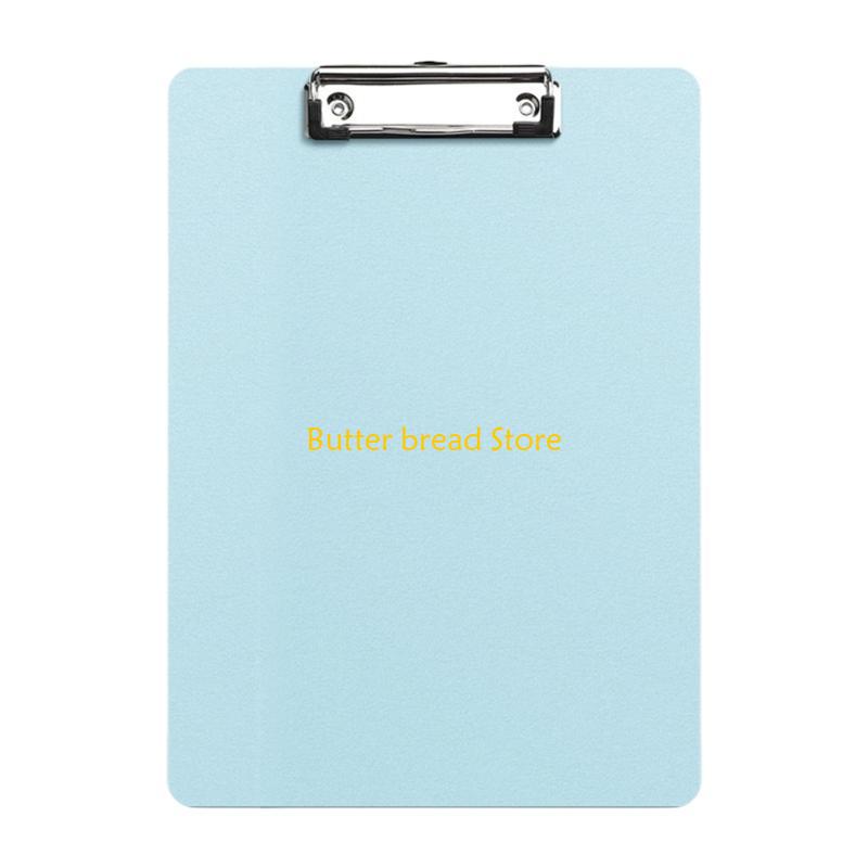 W89C Office Clipboard File Organizers 12x8.8Inch Clipboard Metal Clip Writing Board светло-синий