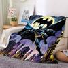 1pc Batman Cityscape Flannel Throw Blanket - HD Printed Lightweight Soft Warm All-Season Blanket for Sofa, Bed, Travel, Camping 071