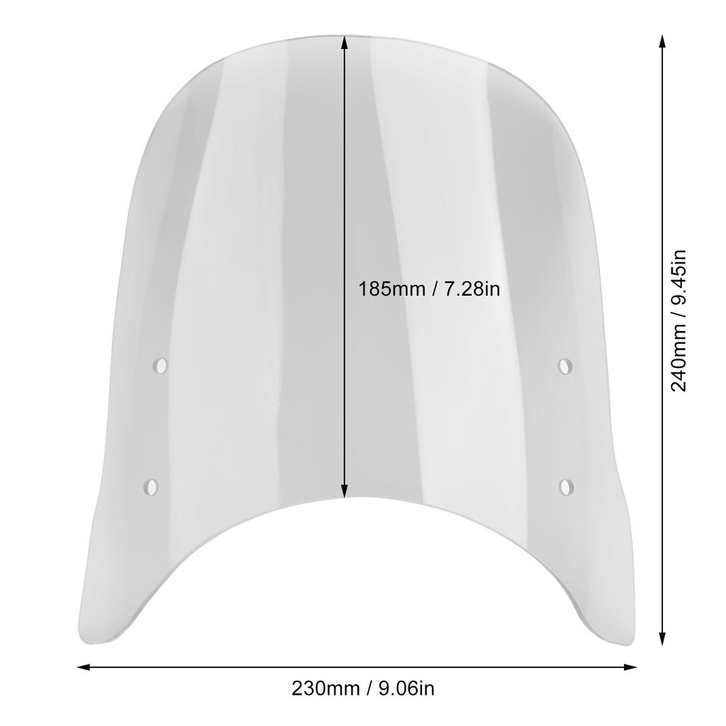 Acrylic Motorcycle   Windscreen Fit for   CB125R CB250R CB300R 2018‑2020