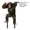 Acrylic Garden Stakes Fun Animal Lawn Signs Raccoon Gorilla Figurines Easy Insertion Garden Stakes for Flower Beds Landscape