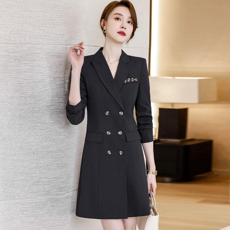 Troloman Professional Double-Breasted Suit Dress M
