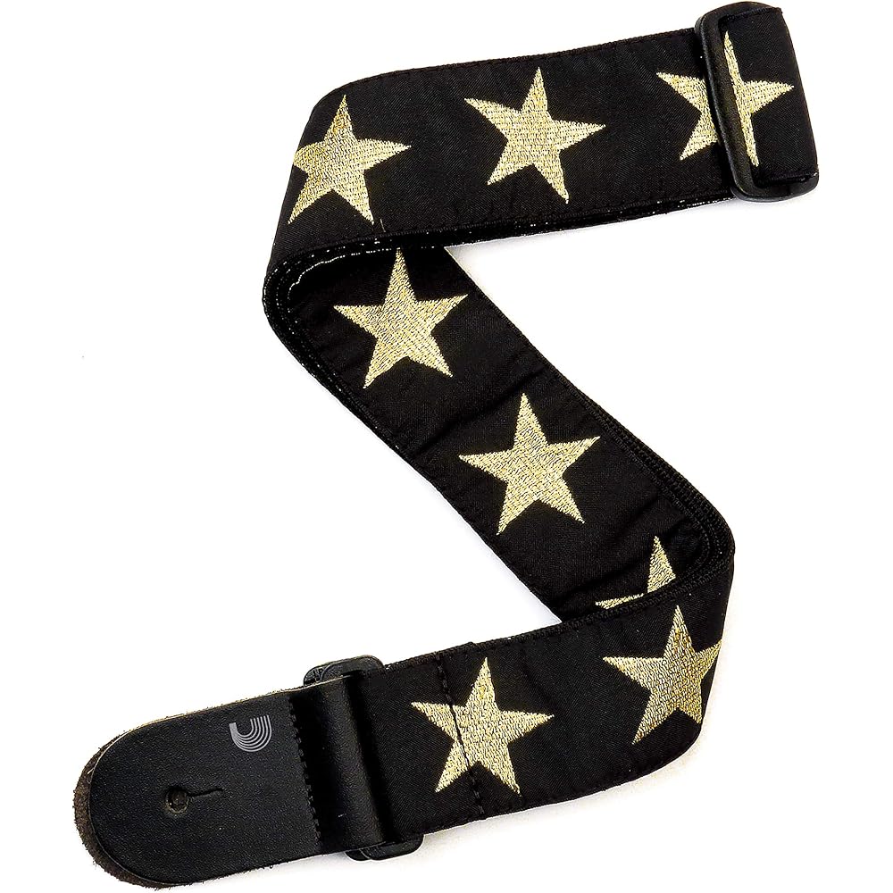 D Addario Woven Strap 20T05 Gold Star Guitar Strap [Domestic Genuine Product]