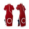 Costume Cosplay di Alta Qualità Haruno Sakura Unisex Abito Cheongsam Rosso Gioco di Ruolo Anime