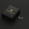 KRKC&CO Moissanit Creolen für Damen, 925er Sterlingsilber, 11 mm Innendurchmesser, Hypoallergen, 0,6 Karat Gesamtkarat, 20G Sterlingsilber mit Synt