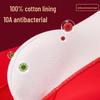 Mao Ren Men's Red Cotton Antibacterial Boxer Briefs 3-Pack