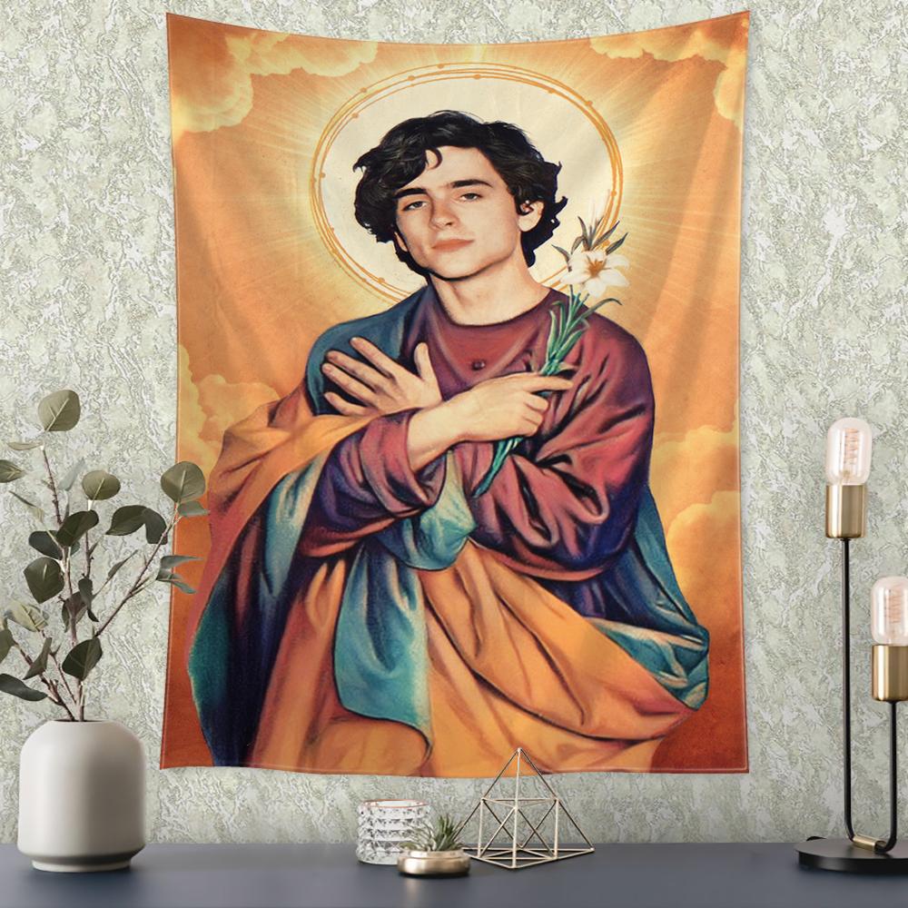 Tapiserie din mitologia egipteană agățată pe perete Vrăjitorie psihedelică Mandala Boho Hippie Sufragerie Dormitor Decor de perete