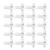 Window Screen Clips 20-Pieces Screen Fastener Hardware With Screws Storm Window Keep Clips For Home Farmhouse Apartment Living