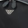 Emporio Armani Travel Essentials 32 Solid Color Logo Embroidered Zipper Closure Fabric Backpack Women backpack Black Y3L111-YWS1E-80001