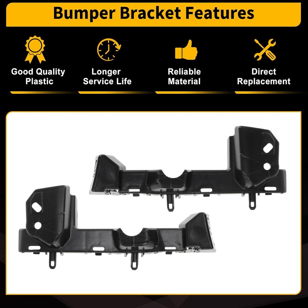 Front Bumper Bracket for GMC Terrain 2018-2021 No.84709614/84709616/84362702/84362701/GM1043144/GM1042144 Left Right Driver Passenger Side 1 Pair