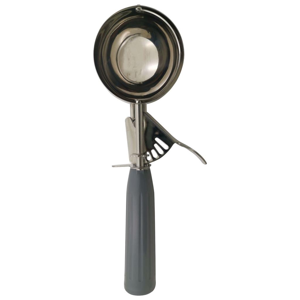 Ounces Portion Scoop, 1 Release Cookie Scoop - With Gray Handle, Stainless Steel Scoop, Scooping Cookie Dough, Cupcake Batter Or Ice Cream