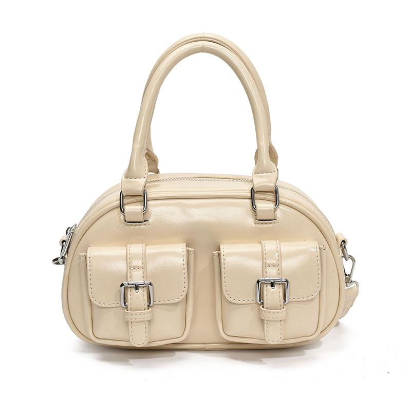 Premium Sense Niche Bag Women 2025 New Spring and Summer Fashion Casual Shoulder Messenger Bag Portable Bowling Bag