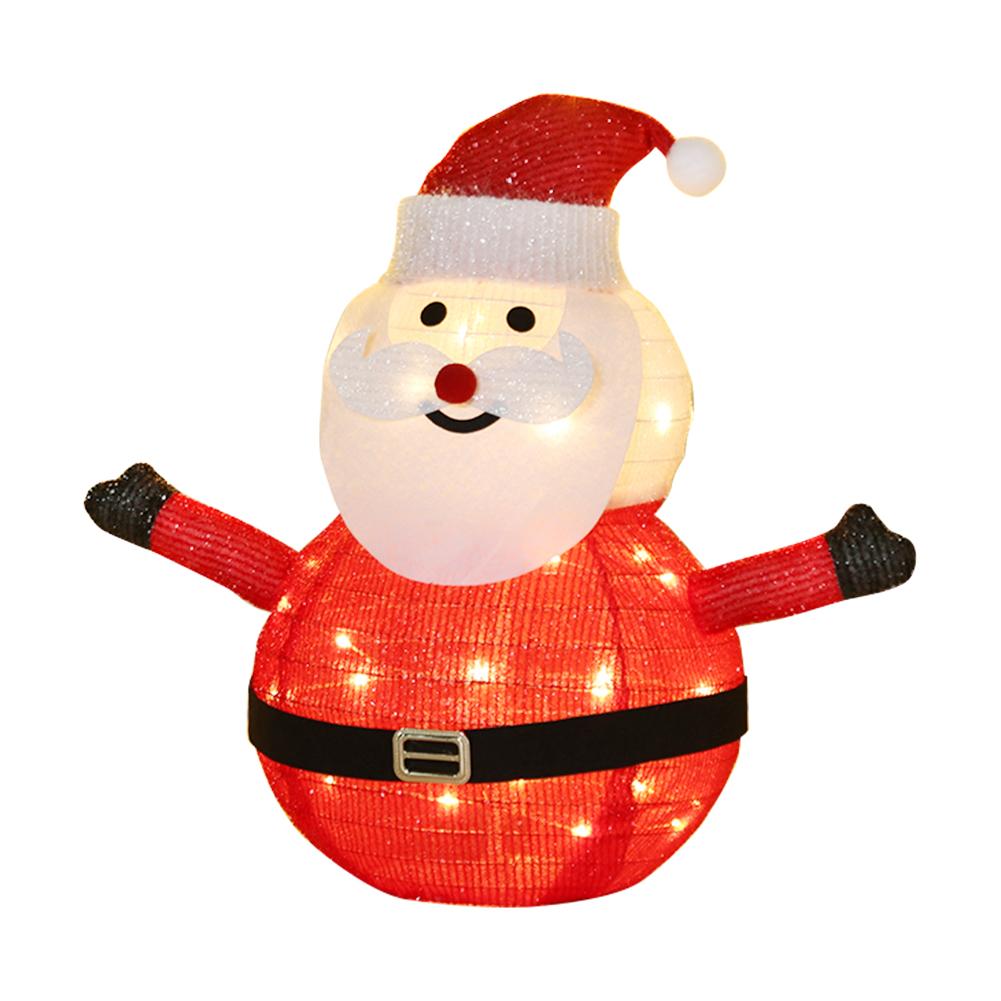Christmas Snowman/Penguin/Santa LED Lamp IP65 Waterproof Xmas Party Decorative Light Foldable Easy-Assembly Holiday Winter Decor