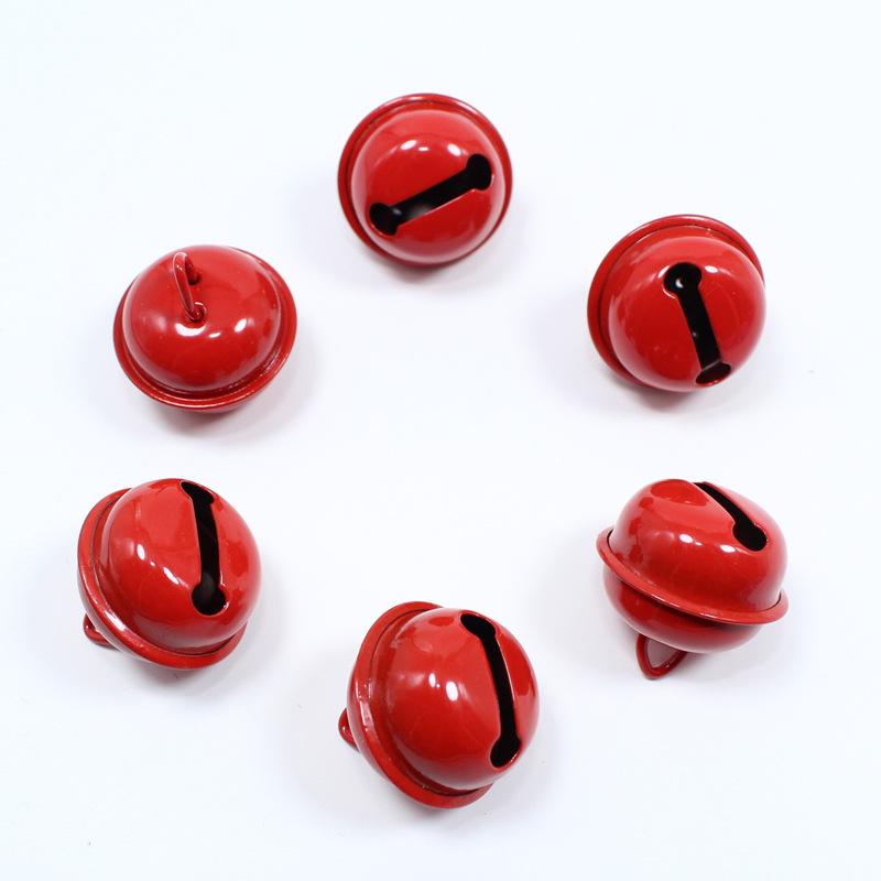 22mm Candy Color Enamel Metal Bells - Christmas Ornaments, DIY Pet Accessories, Keychain Pendants