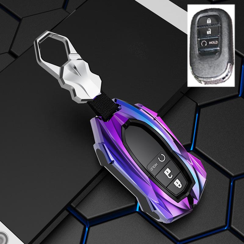 Zinc Alloy Key Fob Cover Suitable Fit For Dongfeng Honda Crv Key Fob Cover 11, 11Th Generation Civic, 10Th Generation Accord Luxury Edition