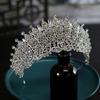 Luxurious and Elegant Bride Wedding Crown Tiara Crystal Crown Performance Hair Accessories Main Wedding Accessories Tiara