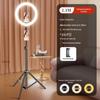Professional Desktop Ring Light Stand for Streamers - Large Aperture Beauty & Selfie Light