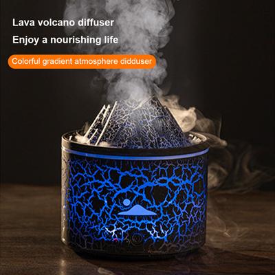 180ml Fragrance Oil Diffuser Auto-Off Volcano Air Humidifier Volcano Diffuser Humidifiers Jellyfish Mist for Bedroom Office Yoga