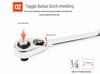 New Bi-Directional Mini Ratchet Wrench: 2-in-1 Socket & Screwdriver Handle