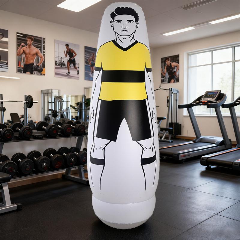 Inflatable Human-Shaped Training Dummy - Portable for Football & Boxing