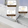 Push Pull Window Seal Strip Set for Sliding Windows and Doors Windproof Soundproof Dustproof Easy Install Sealing Strips