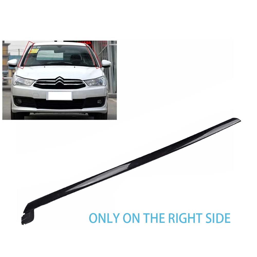 8120Q2 8120Q3 Přední levý pravý skleněný kryt vnějšího ozdobného lištového sloupku čelního skla pro Citroen C4 Triumph 2004-2013 Autopříslušenství