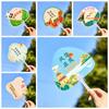Lightweight PP Material Dragon Boat Festival Fan Motivational Slogan Print Flexible and Unbreakable Cute Zongzi Cartoon Paddle