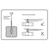 Oversized Wall Clock Mechanism Set with Strong Drive Support and Long Hands for DIY Replacement and Assembly Use