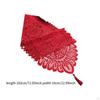 Crochet Lace Table Runner Dining Cloth Rectangle Holiday Party Tablecloth for Celebration