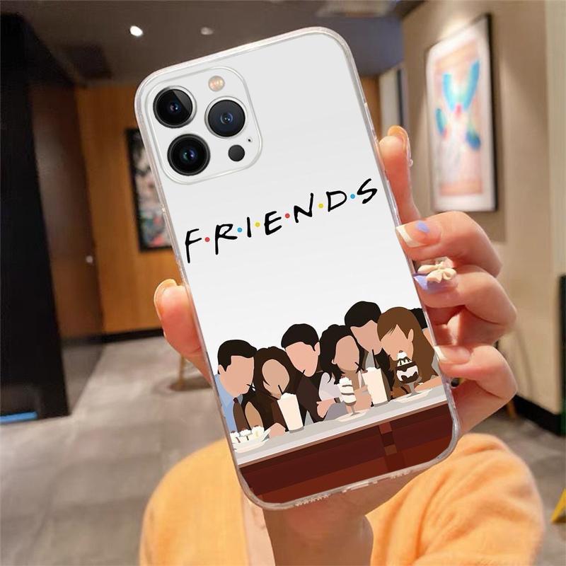 Phone Case For iphone 17 Pro Max Air 16 15 14 13 Pro Max 15 16 Pro 15Plus Friends TV Show Case Funda Capa Cell