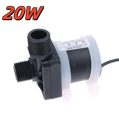 Water Heater Shower Floor Heating Booster Pump Dc 12V 24V Ip68 Silent 4 Points Threaded Brushless Solar Motor Water Pump