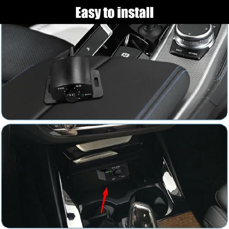 Dashboard Mountable Volumes Control for Car Amplifiers Bass Knob with Double Adjustment Car Subwoofer Equalizer Remote