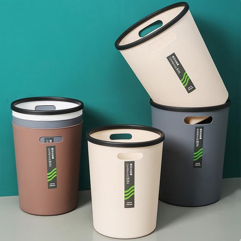 Zhuang Taitai Simple Handheld Trash Can