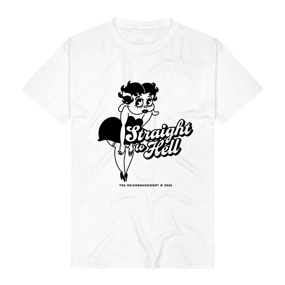 WIRES TEE THE NEIGHBOURHOOD Band NBHD T-shirt Summer Unisex Streetwear Hip Hop Casual Women Men Clothing Graphic Print Tshirts XS белый