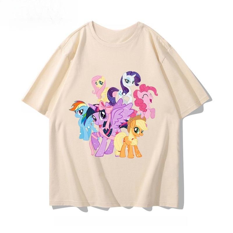 2026 summer new Little Pony animated series Briq Yunbao related products shortsleeved Tshirt for both Unisex and Women