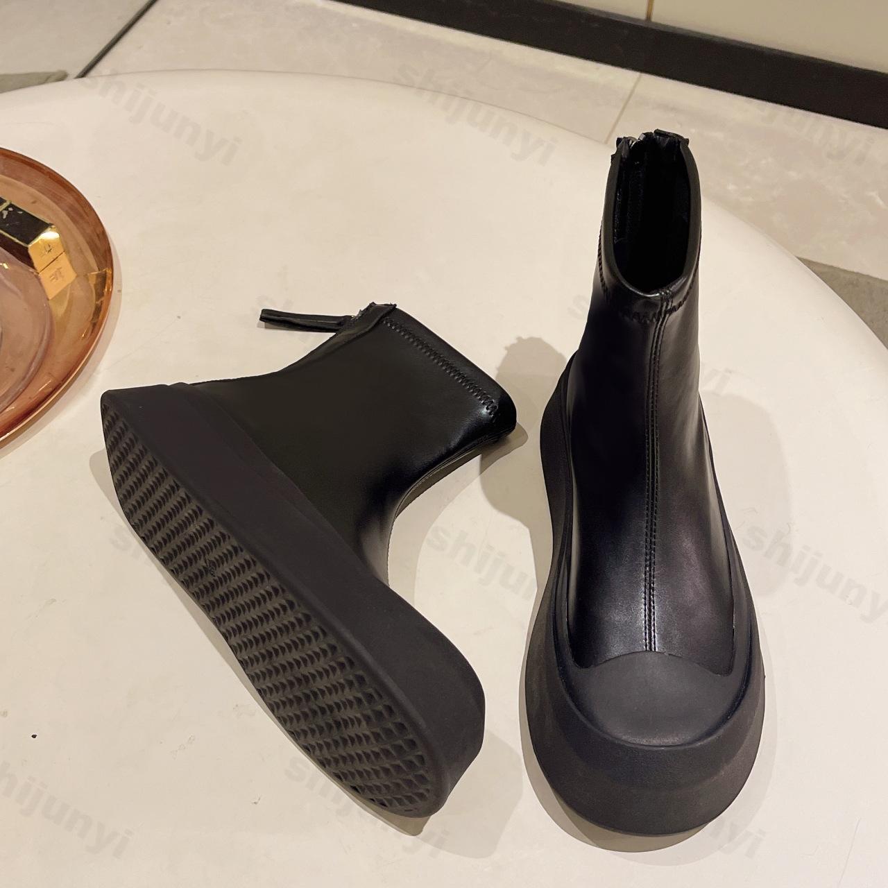 2025 Новые дизайнерские ботильоны женские осенне-зимние модные спортивные ботинки — фото 4