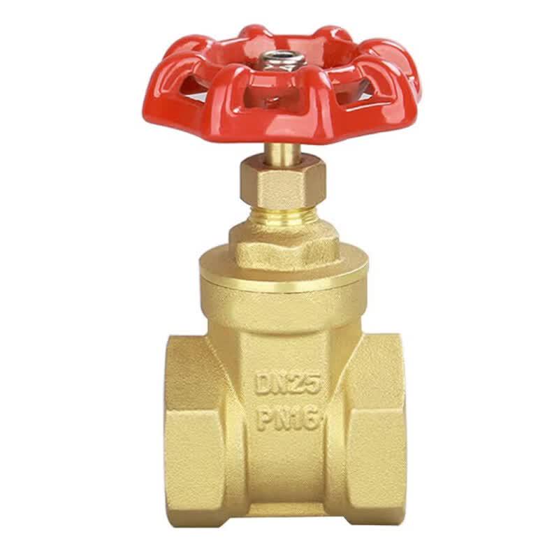 JIANGPU DN25 Double Internal Thread Copper Gate Valve