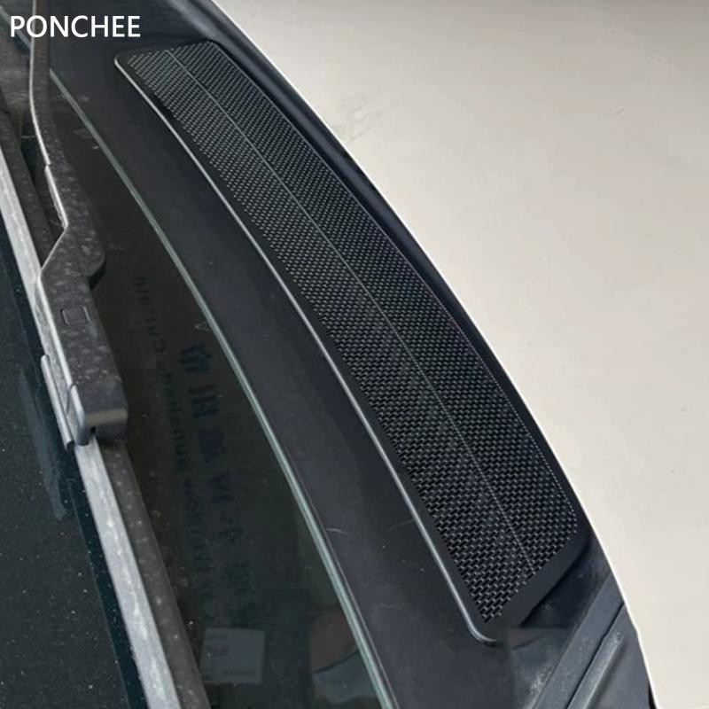 For GAC AION UT 2025-2026 Windproof Mask with Hood Drain Outlet Trim Stainless Steel Protective Trim Automobile Supplies