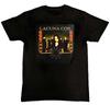 Vintage Lacuna Coil Band Graphic Print Mens T-Shirt