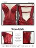 Red Luxurious Evening Gown for Socialite Banquets