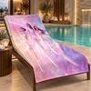 Beach Towel with KPop Demon Hunters Design, Quick Dry Lightweight Towel for Swimming Pool Travel