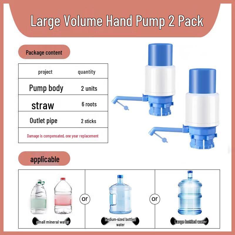 Automatic Hand-Press Water Dispenser for Bottled Mineral Water