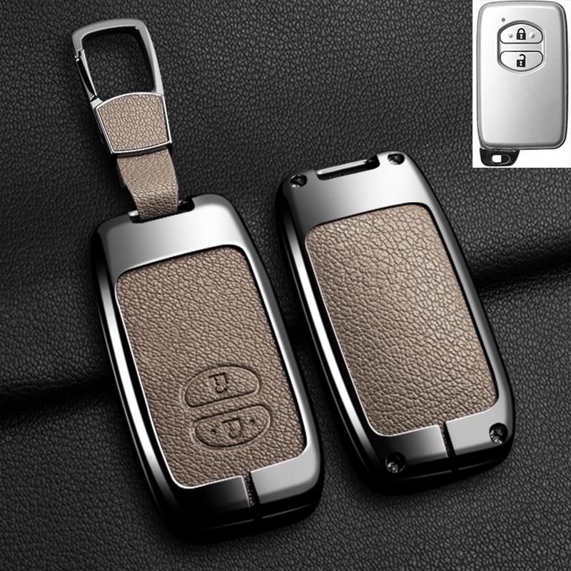 Legierung Auto Schlüsselhülle Abdeckung Schale Fob Für Toyota Prius 30 Alpha Aqua Land Cruiser Auris Für Lexus LC 200 2012 - 2014 Teile Schlüsselanhänger