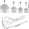 5Pcs Cake Flower Nail and Flower Lifters Cake Decorating Tool Cake Flower Nail Lifters Kit Icing Flowers Decoration Baking Tool