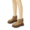 Snow Boots, Thick-soled Height-increasing Shoes, New Women's Boots, Fleece Cotton Boots, Short Boots